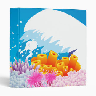 Coral Ocean Binder