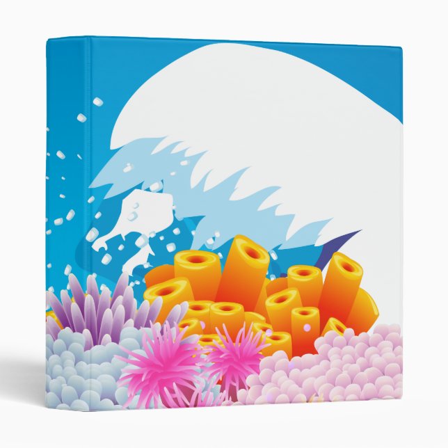 Coral Ocean Binder (Front/Spine)