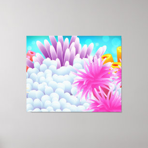 Coral Ocean Canvas Print