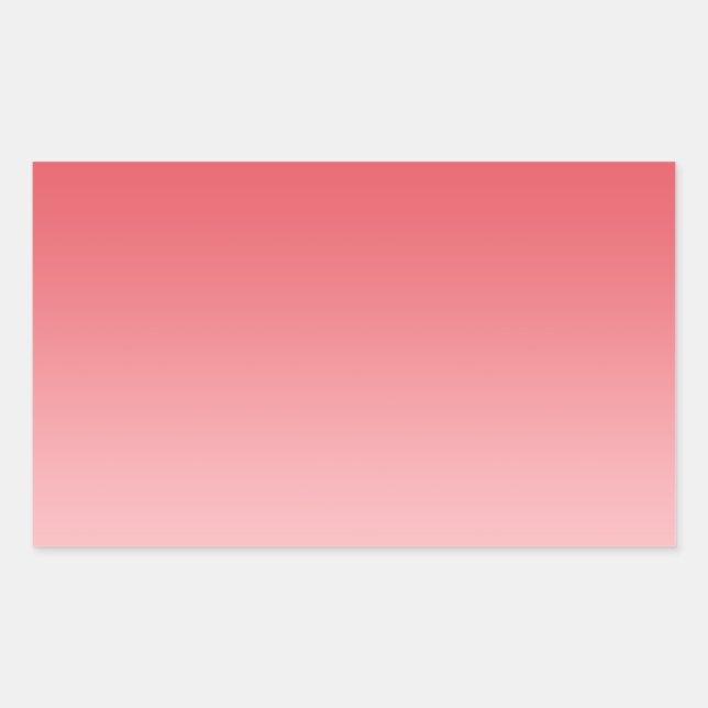 Coral Ombre Sticker (Front)