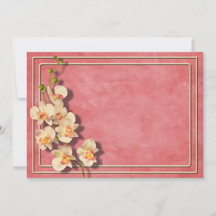 Coral Orchids I