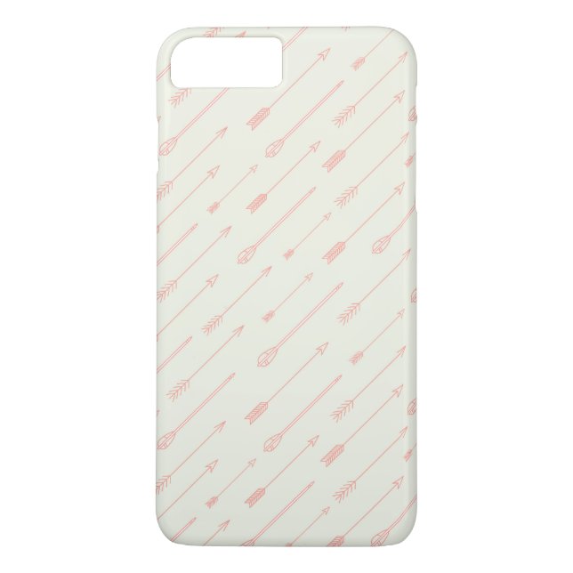 Coral Outlined Arrows Pattern Case-Mate iPhone Case (Back)