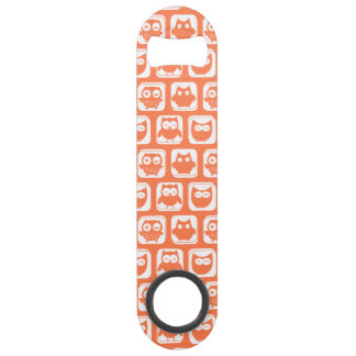 Coral Owl Pattern Bar Key