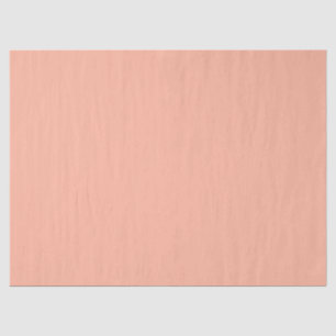 Coral Peach Solid Color Tissue Paper