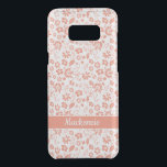 Coral Peach Tropical Girly Flowers Monogram Uncommon Samsung Galaxy S8 Plus Case<br><div class="desc">Stylish and Modern Coral Peach Tropical Girly Flowers Monogram phone case with space for your monogram or name. Easy to customize with text,  fonts,  and colours. Created by Zazzle pro designer BK Thompson exclusively for Cedar and String; please contact us if you need assistance with the design.</div>