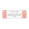 Coral Pink and Ivory Elegant Damask Pattern
