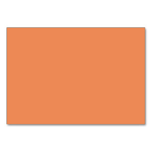 Coral pink background ready to customize table number