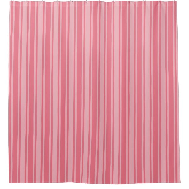 Coral pink candy stripes (Front)