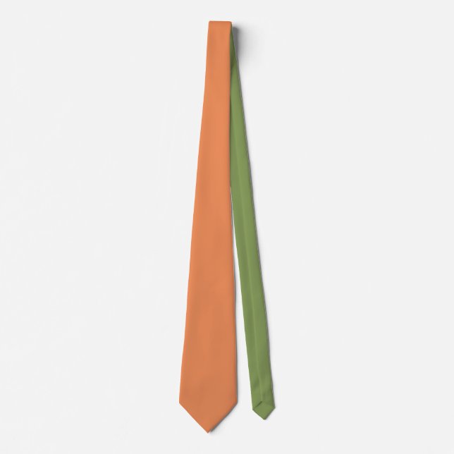 Coral pink decor background ready to customize tie (Front)