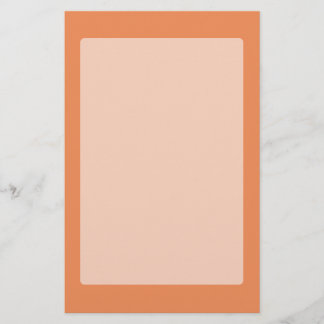 Coral pink decor ready to customize stationery