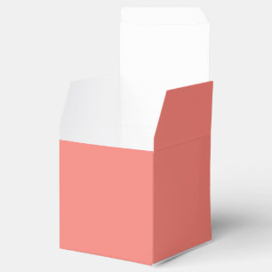 Coral Pink Favor Box