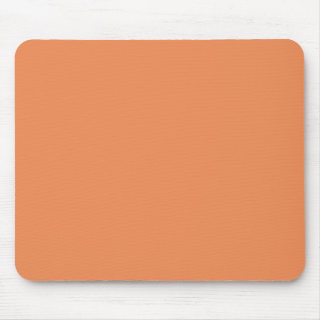 Coral pink solid colour ready to customize mouse pad (Front)