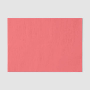 Coral Pink  (solid colour)  Tissue Paper