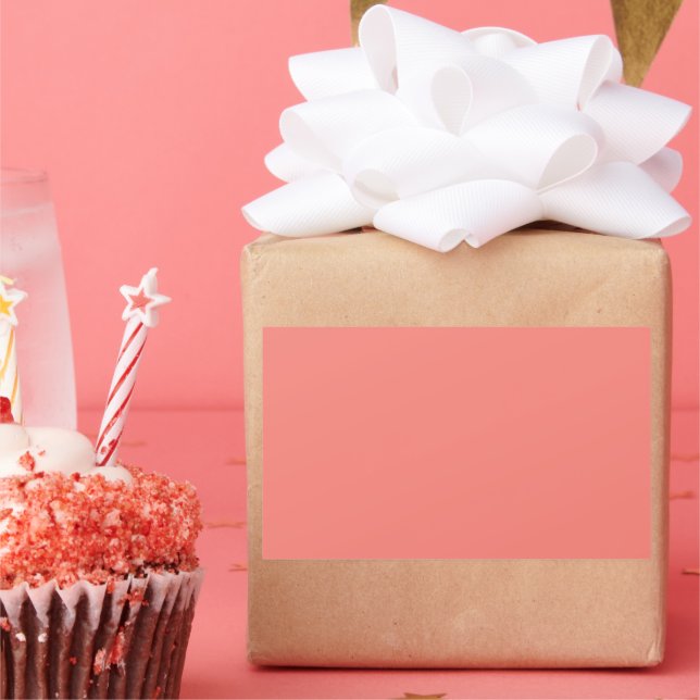 Coral Pink Sticker (Party)