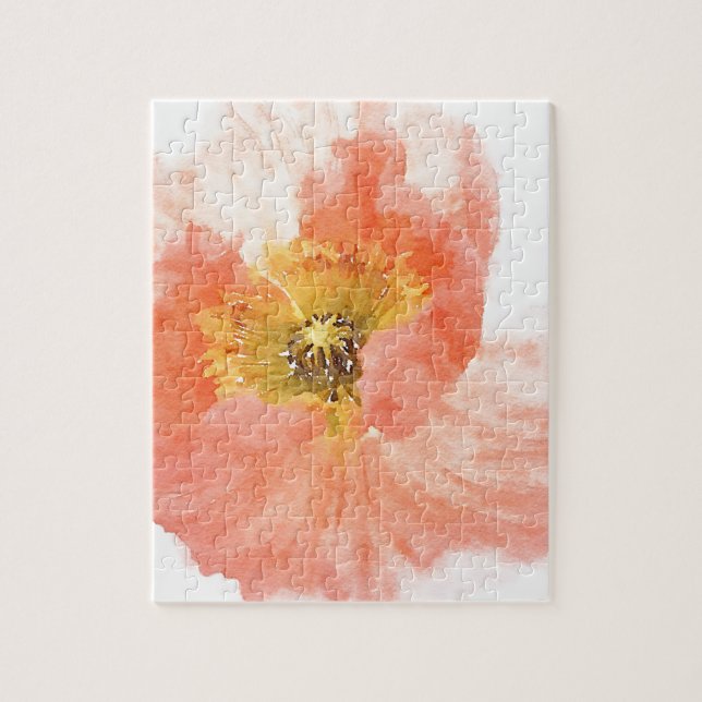 Coral Poppy Jigsaw Puzzle (Vertical)