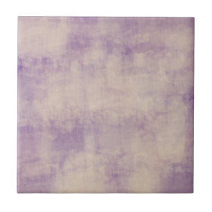 Coral Purple Earthy Pastel Tones Tile