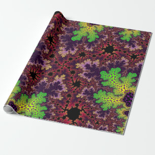 Coral Rainbow Speckle Wrapping Paper