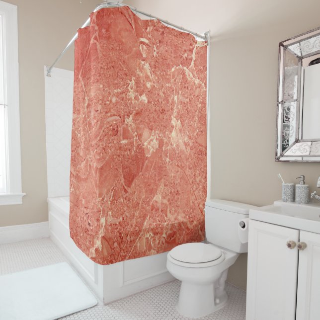 Coral Red Marble Texture  (In Situ)