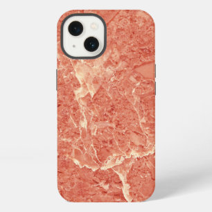 Coral Red Marble Texture  iPhone 13 Case