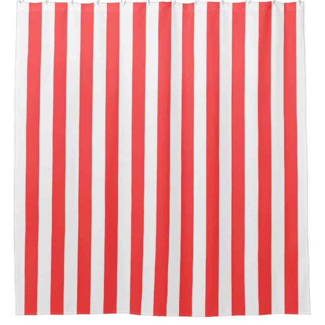 Coral Red White Vertical Stripe NL #0 (Front)
