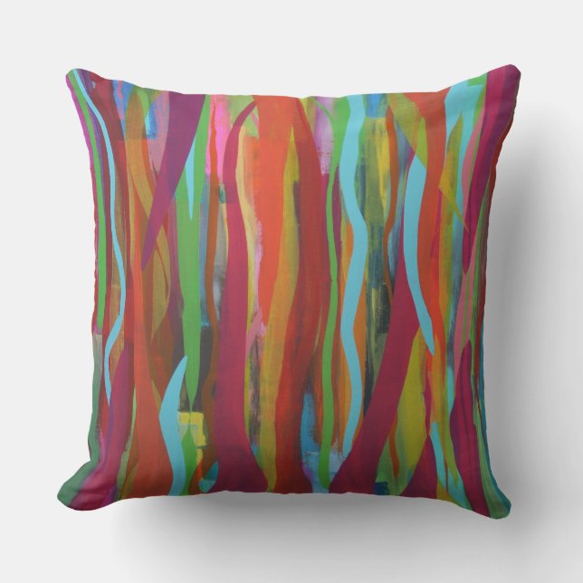 Coral Reef 20 x 20 Outdoor Throw Pillow (Front)