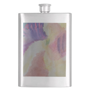 Coral Reef Abstract Art Classic Hip Flask