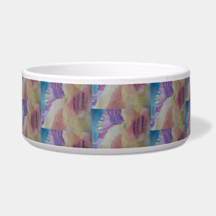 Coral Reef Abstract Art Pet Bowl
