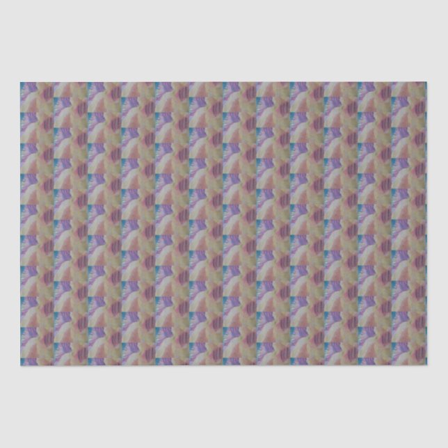 Coral Reef Abstract Art  Tissue Paper (Front)
