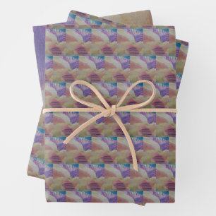 Coral Reef Abstract Art Wrapping Paper Sheet