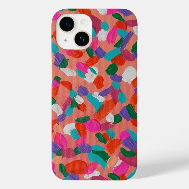 Coral Reef Abstract Case-Mate iPhone Case (Back)
