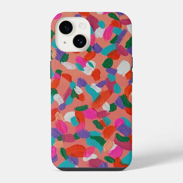 Coral Reef Abstract iPhone Case (Back)