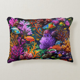 Coral Reef Accent Pillow