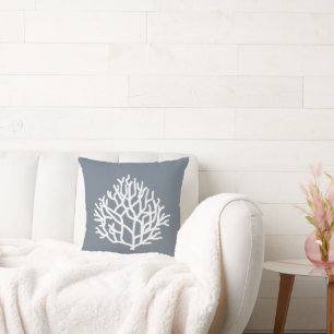 Coral Reef Beach Custom Colours Throw Pillow