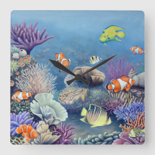 Coral Reef clock
