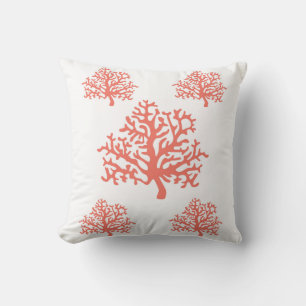 Coral Reef - Coastal Living Throw Pillow