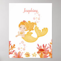 Coral Reef Dreams Mermaid customizable