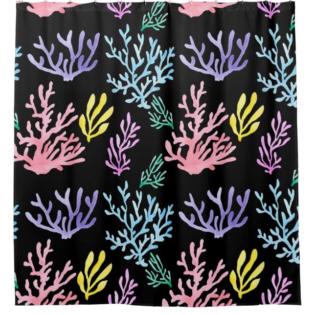 Coral Reef Elegance: Watercolor Pattern (Front)