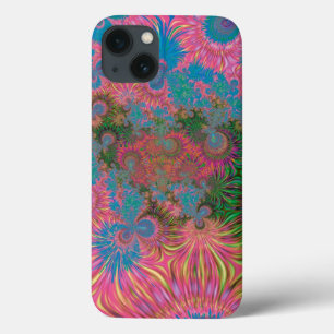 Coral Reef Fractal Abstract Art iPhone 13 Case