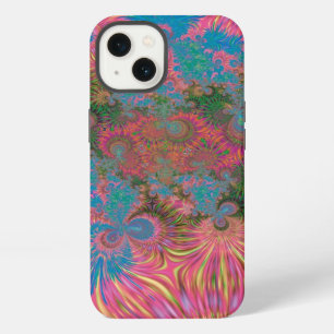 Coral Reef Fractal Abstract Art iPhone 13 Case