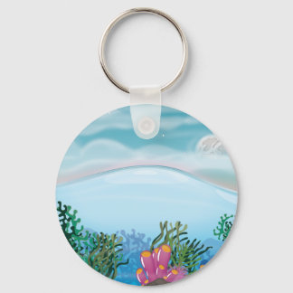 Coral Reef Keychain