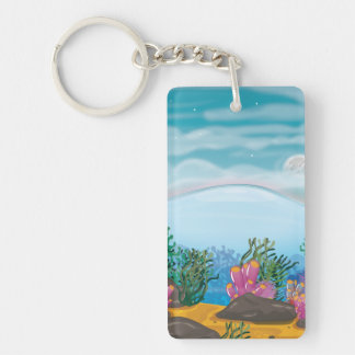 Coral Reef Keychain