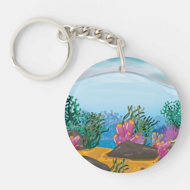 Coral Reef Keychain (Front)