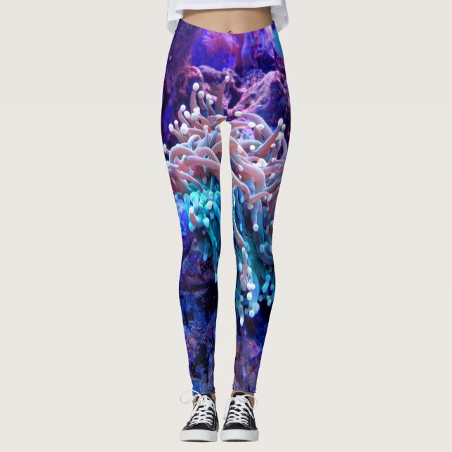 coral reef LEGGINGS (Front)