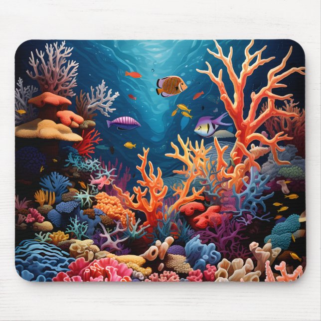 Coral Reef Mouse Pad (Front)