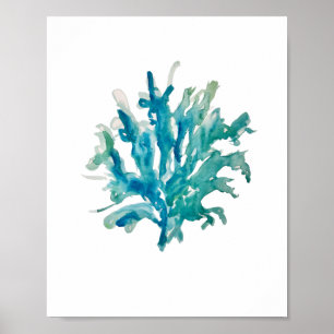 Coral Reef Painting Turquoise Beach Decor Wall Art