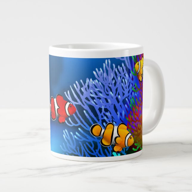 Coral Reef Percula Clownfish Specialty Mug (Front Right)