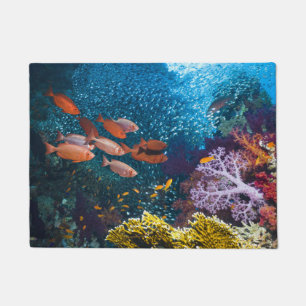 Coral Reef Scenery   Bigeye Or Goggle-Eye Doormat
