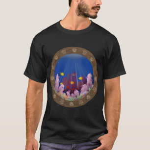 Coral Reef: Sea Fan and Yellow Tang T-Shirt
