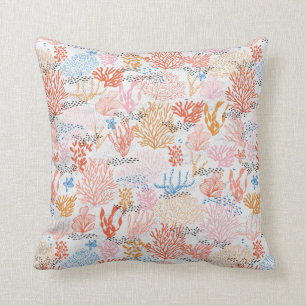 Coral Reef Throw Pillow