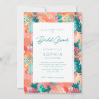 Coral Reef Vibrant Bridal Shower
